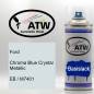 Preview: Ford, Chroma Blue Crystal Metallic, EB / M7401: 400ml Sprühdose, von ATW Autoteile West.